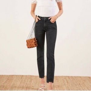 Reformation Julia Crop High Rise Cigarette Jean